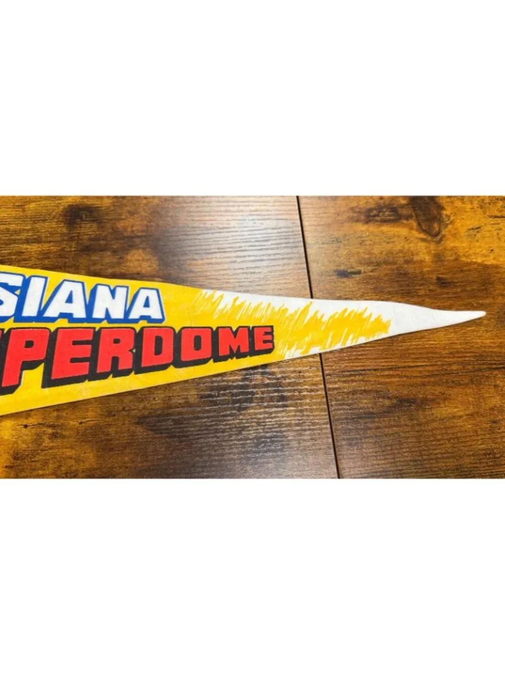 Vintage 1971 Louisiana Superdome pennant